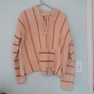 Vintage Tan/Orange Drug Rug